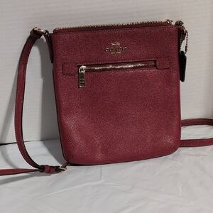Coach mini Rowan Burgundy Crossbody Bag